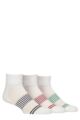 Mens 3 Pair Glenmuir Sport Cotton Half-Cushioned Mid Length Socks - White