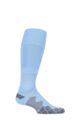 Mens 1 Pair SOCKSHOP of London Made in the UK Cushioned Foot Technical Football Socks - Sky