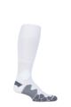 Mens 1 Pair SOCKSHOP of London Made in the UK Cushioned Foot Technical Football Socks - White