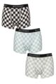 Mens 3 Pack SOCKSHOP Wildfeet Patterned Trunks - Checkers