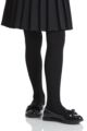 Girls 1 Pair Heat Holders 0.52 Tog Thermal Tights - Black