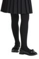 Girls 1 Pair Heat Holders 0.52 Tog Thermal Tights - Black