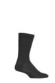 Mens 1 Pair HJ Hall Bamboo Softop Socks - Black