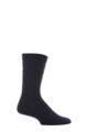 Mens 1 Pair HJ Hall Original Wool Softop Socks - Navy