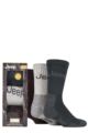 Mens 3 Pair Jeep Luxury Terrain Socks Gift Box - Assorted