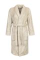 Women's 1 Pack SOCKSHOP Heat Holders Fleece Dressing Gown - White Sand