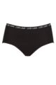 Love Luna 1 Pack Girl's First Period Boyleg Brief - Black