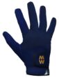 Mens and Women's 1 Pair MacWet Short Mesh Sports Gloves - Navy