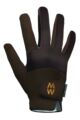 Mens and Women's 1 Pair MacWet Short Climatec Sports Gloves - Brown