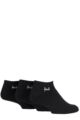 Mens 3 Pair Pringle Cushioned Secret Socks - Black