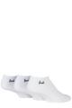 Mens 3 Pair Pringle Cushioned Secret Socks - White