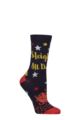 Mens and Women's SOCKSHOP 1 Pair Lazy Panda Bamboo Fun & Novelty Socks - Sleigh All Day