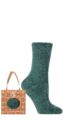 Women's 1 Pair SOCKSHOP Cosy Chenille Gift Boxed Lounge Socks - Storm