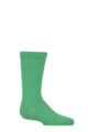 Boys and Girls 1 Pair SOCKSHOP Plain and Striped Bamboo Socks with Comfort Cuff and Smooth Toe Seams - Green