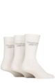 Mens and Women's 3 Pair Reebok Core Cotton Crew Socks - White