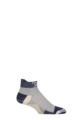 Mens and Women's 1 Pair Reebok Technical Cotton Ankle Technical Yoga Socks - Navy / Grey