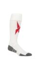 Mens and Women's 1 Pair Reebok Technical Recycled Long Technical Football Socks - White