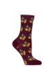 Women's 1 Pair SOCKSHOP RHS Royal Horticultural Society Patterned Socks - Apples