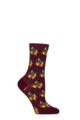 Women's 1 Pair SOCKSHOP RHS Royal Horticultural Society Patterned Socks - Apples