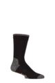 Mens 1 Pair SOCKSHOP BlueGuard RHS Royal Horticultural Society Cotton Gardening Boot Socks - Black