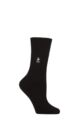 Women's 1 Pair SOCKSHOP Gentle Grip Heat Holders Thermal Socks - Black