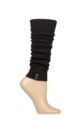 Women's 1 Pair Elle Fine Cable Knit Leg Warmers - Black