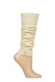 Women's 1 Pair Elle Fine Cable Knit Leg Warmers - Cream