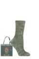 Women's 1 Pair Elle Chenille Gift Boxed Socks - Light Pine