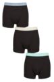 Mens 3 Pack Calvin Klein Cotton Stretch Trunks - Faded Denim / Blue