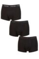 Mens 3 Pair Calvin Klein Low Rise Trunks - Woodrose / Olive / Deep Rouge