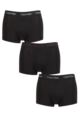 Mens 3 Pair Calvin Klein Low Rise Trunks - White / Port / Porpoise