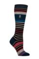 Women's 1 Pair SOCKSHOP Heat Holders 1.0 TOG Apres Ski Ultra Lite Ski Socks - Jura Black / Teal