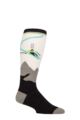 Mens 1 Pair SOCKSHOP Heat Holders 1.0 TOG Slalom Adventure Ultra Lite Ski Socks - Slopes Black