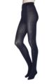 Women's 1 Pair Thought Elgin Bamboo and Recycled Polyester Plain Tights - Navy