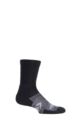 Mens and Women's 1 Pair Thorlos 12 Hour Shift Work Socks - Black