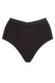 Women's 1 Pair Love Luna High Waisted Bamboo Period Briefs - Black