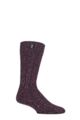 Mens 1 Pair Jeep Hiking Wool Blend Socks - Navy