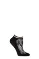 Women's 1 Pair Tavi Noir Cora None Slip Grip Socks - Black Ice