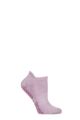 Women's 1 Pair Tavi Noir Savvy Organic Cotton Low Rise Yoga Socks with Grip - Lilac