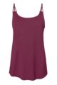 Women's 1 Pack Tavi Noir Braided Strap Tank Top - Garnet