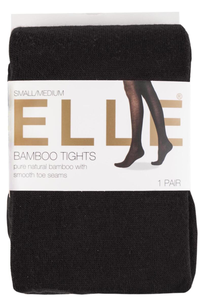 Ladies Elle Plain Bamboo Tights from SOCKSHOP