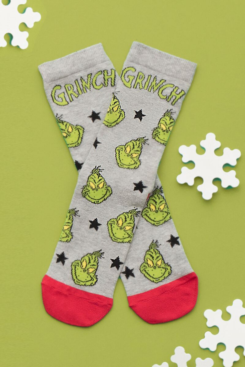 Mens Grinch Cotton Socks from SOCKSHOP