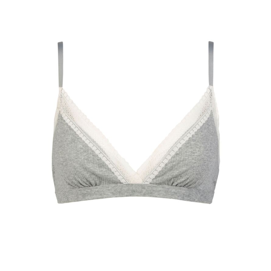 Ladies 1 Pack Sloggi GO Ribbed Bralette from SockShop