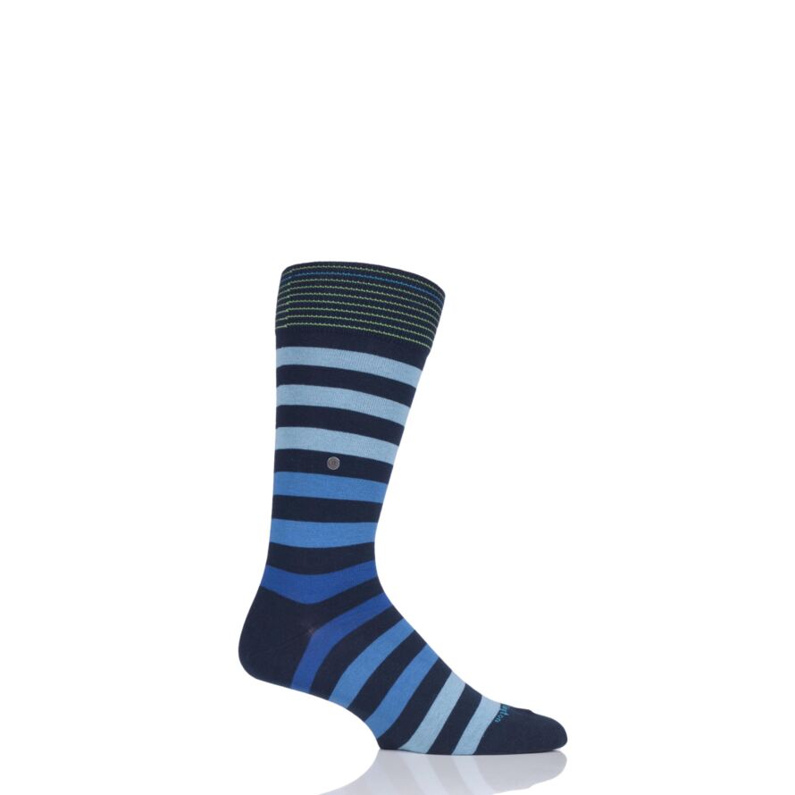 Burlington Blackpool Multi Striped Cotton Socks