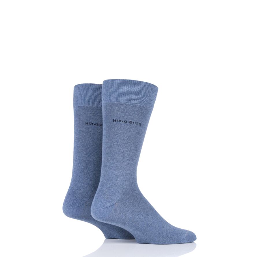 Mens Hugo Boss Plain 75% Cotton Socks from SOCKSHOP