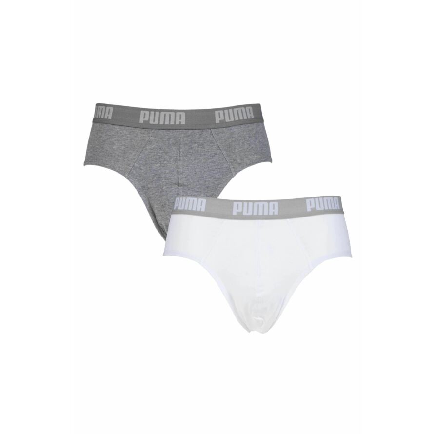 Mens Puma Basic Everyday Cotton Briefs from SOCKSHOP