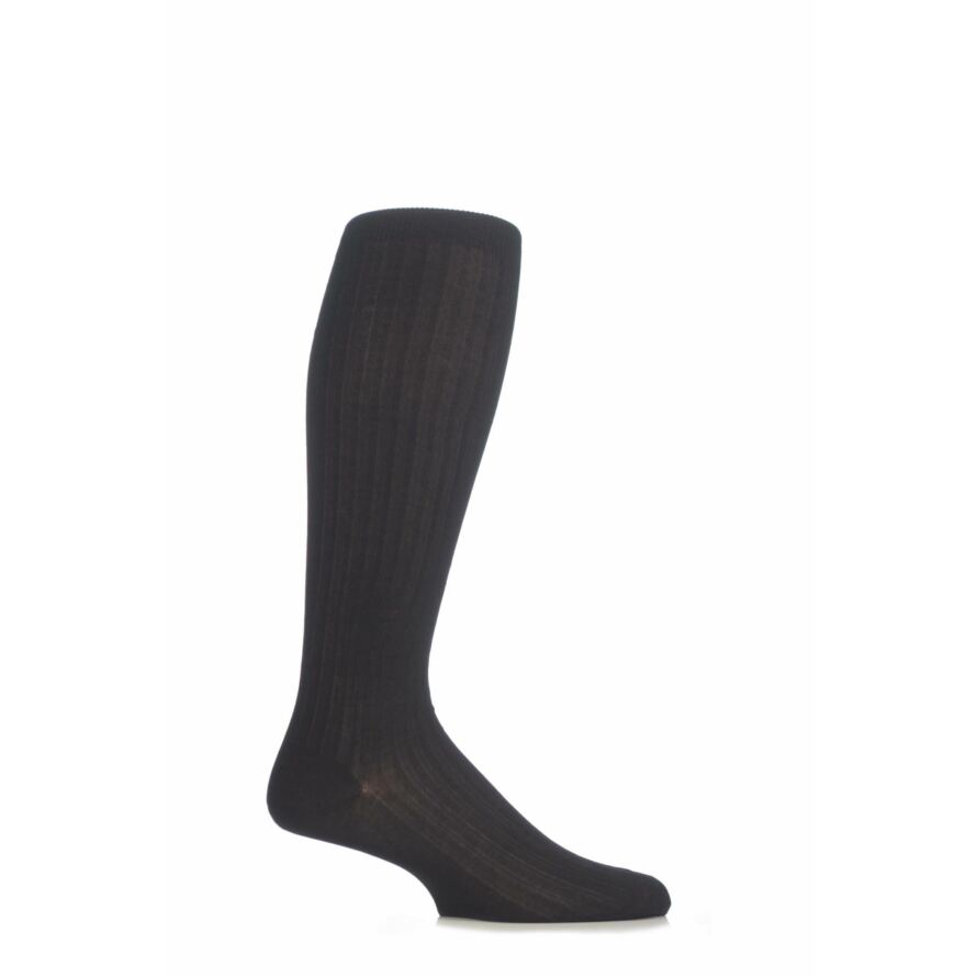 Pantherella Merino Wool Rib Knee High Socks | SOCKSHOP