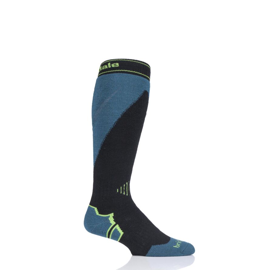 Mens 1 Pair Bridgedale Merino Endurance Midweight Ski Socks