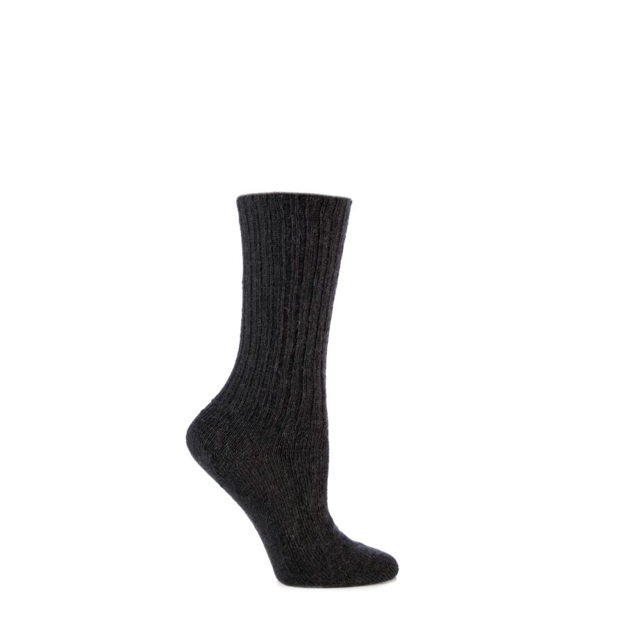 SOCKSHOP of London Mohair Ribbed Knit Comfort Cuff True Socks