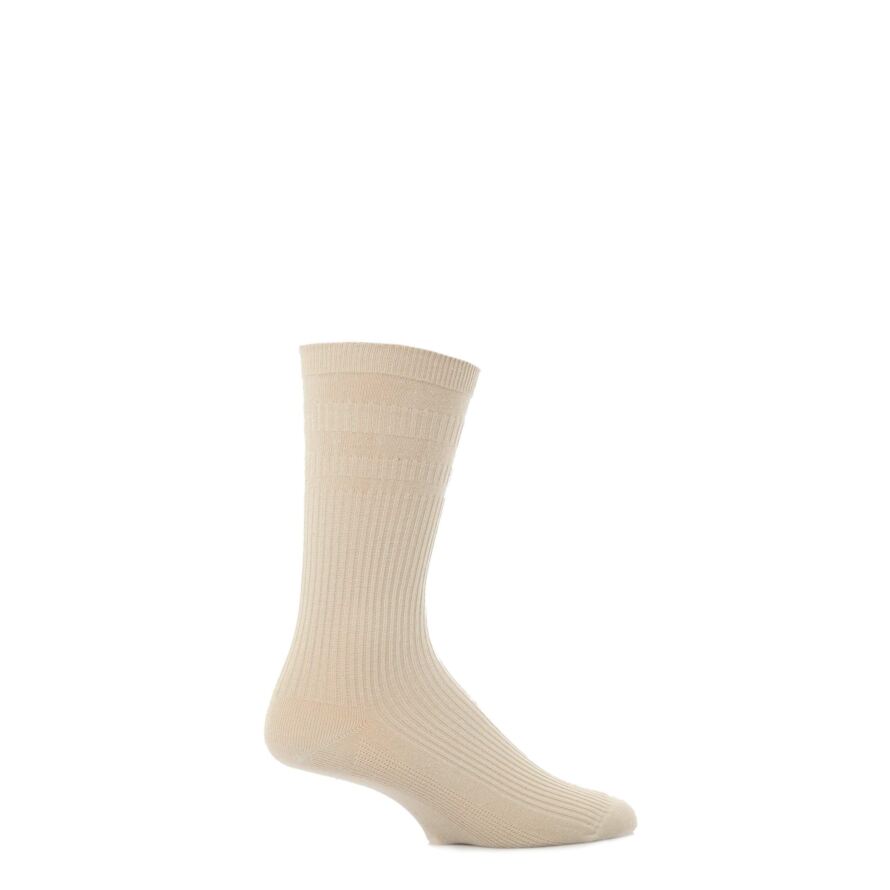 Mens HJ Hall Extra Wide Cotton Softop Socks | SOCKSHOP